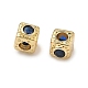 Cube Messing Micro Pave Zirkonia-Perlen&nbsp;KK-B170-03G-3