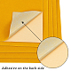 ジュエリー植毛織物  自己粘着性の布地  ゴールド  40x28.9~29cm  12シート/セット TOOL-BC0001-75I-3