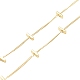 Handmade Brass Twisted Chains CHC-I006-07G-4