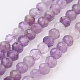 Natürliche Lavendel-Jade-Perlenstränge G-F568-067-3mm-1