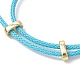 Браслеты с подвесками из окрашенной синтетической бирюзы BJEW-JB11827-5