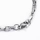 304 Stainlee Steel Box Chain Bracelets BJEW-H508-04-3