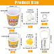 Kit per la creazione di portachiavi con tazza di popcorn fai da te olycraft DIY-OC0008-19-2