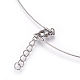 (vendita di fabbrica di feste di gioielli) 304 set di gioielli per orecchini e collane con ciondolo in acciaio inossidabile SJEW-L135-02B-03-4