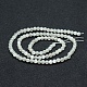 Brins de perles de pierre de lune arc-en-ciel naturel G-P342-02A-6mm-AA-2