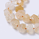 Chapelets de perles de citrine naturelle G-F568-188-3