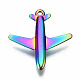 Pendentifs en alliage de couleur arc-en-ciel PALLOY-S180-025-RS-4