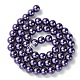 Eco-Friendly Dyed  Glass Pearl Round Beads Strands HY-A002-8mm-RB099-2