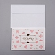 Конверты и цветочные узоры наборы благодарственных открыток DIY-WH0161-23E-1