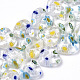 Chapelets de perles vernissées de millefiori manuelles LAMP-N023-001K-1