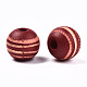 Painted Natural Wood Beads WOOD-T021-54A-08-2