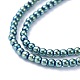 Chapelets de perles en verre électroplaqué EGLA-K014-A-FP06-4