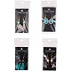PandaHall Elite 200Sets Earring Earring Holder Earring Jewellery Display for Necklaces Bracelets Earrings with OPP Cellophane Bags PDIS-PH0001-04-5