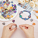 Superfindings 100 pz 10 colori fili di perle di vetro placcato GLAA-FH0001-78-6