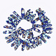 Ensamblado de lapislázuli natural y hilos de perlas de turquesa sintéticas G-S355-21-2