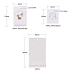 Картонных карт дисплей ювелирных изделий DIY-LS0003-91-2