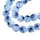 Handmade Millefiori Glass Beads Strands LK-SZ0001-01H-1