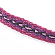 Регулируемые плетеные браслеты из бисера унисекс BJEW-J181-03B-3