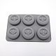 Round Bees Food Grade Silicone Molds DIY-WH0175-30-2