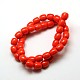 Imitation Amber Resin Drum Beads Strands for Buddhist Jewelry Making RESI-A009D-10mm-2