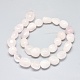 Chapelets de perles en quartz rose naturel G-F637-26-2