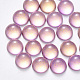 Transparent Spray Painted Glass Cabochons GLAA-S190-013C-B05-1