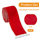 10 ярд односторонней бархатной ленты OCOR-WH0092-39B-2