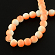 Chapelets de perles en verre peint au four bicolores X-DGLA-R050-8mm-23-2