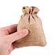 BENECREAT 25PCS Burlap Bags with Drawstring Gift Bags Jewelry Pouch for Wedding Party Treat and DIY Craft - 4.7 x 3.5 Inch ABAG-BC0001-05A-9x12-4
