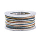 27 м сегментно окрашенные круглые полиэфирные витые шнуры&nbsp;OCOR-N009-02A-10-3