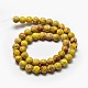 Natural Imperial Jasper Beads Strands G-I122-6mm-03-3