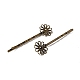 Фурнитуры шпильки Bobby Pin из античной бронзы и железа X-PHAR-Q031-AB-2