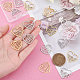DICOSMETIC 16Pcs 4 Style Stainless Steel Ocean Wave in Heart Pendants Heart with Rainbow Pendant Heart Shape Hawaii Pendant Beach Wave Charm Ocean Lover Charm Filigree Charms for Jewelry Making STAS-DC0001-06-2