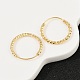 Фактурные серьги-кольца из латуни EJEW-F378-03C-G-3