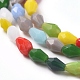 Imitation Jade Glass Beads Strands GLAA-E415-03-3