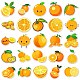 PVC Self-adhesive Fruit Cartoon Stickers STIC-PW0011-20-3