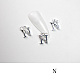 Cabochons Diamante de imitación de la aleación MRMJ-T056-93P-N-1