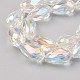Transparent Glass Beads Strands X-EGLA-S194-09-A01-3