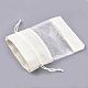 Cotton & Organza Packing Pouches Drawstring Bags ABAG-S004-09G-13x18-3