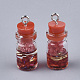 Decoraciones colgantes de botellas de vidrio GLAA-S181-05C-2