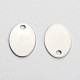 Stainless Steel Stamping Blank Tag Pendants STAS-L166-02-1