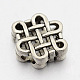 Brass Chinese Knot Beads KK-F0292-02A-2