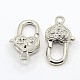 Alloy Lobster Claw Clasps PALLOY-J358-02P-NF-1