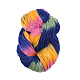 アクリル繊維単糸  織り用  編み物とかぎ針編み  セグメント染め  カラフル  4mm PW-WG33478-08-1