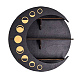 Mondform schwimmendes Regal DIY Silikonformen Kit DIY-G093-02B-1