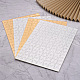 4 ensembles 2 couleurs papier presse à chaud puzzle d'artisanat de transfert thermique DIY-TA0003-56-5
