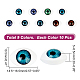 Ahandmaker 45 paio di occhi acrilici realistici da 14 mm FIND-PH0007-73-2