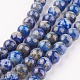 Chapelets de perles en lapis-lazuli naturel X-G-G099-8mm-7A-1