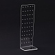 Transparent Acrylic Earrings Display Stands EDIS-G014-02-4