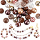 PandaHall Elite 1 Set Mixed Style Acrylic Round Beads Sets SACR-PH0001-52K-1